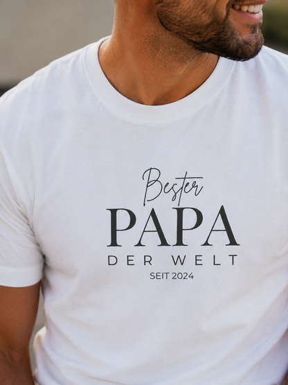BESTER PAPA DER WELT -personalisierbar- Herren Premium T-Shirt