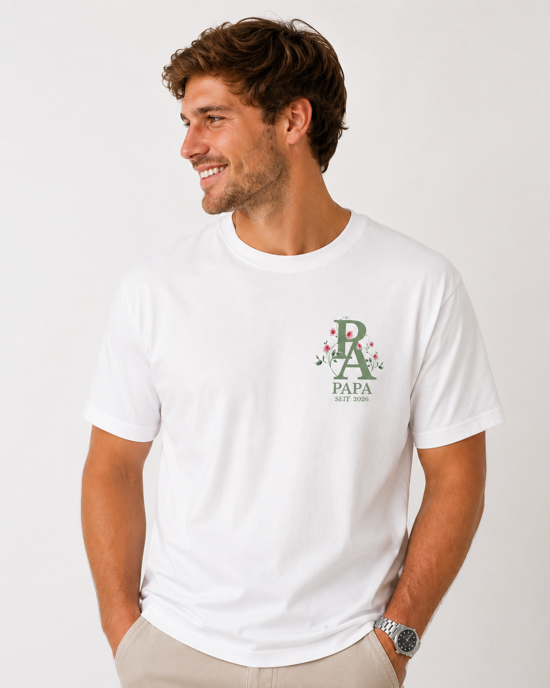 PAPA -personalisierbar- Herren Premium T-Shirt
