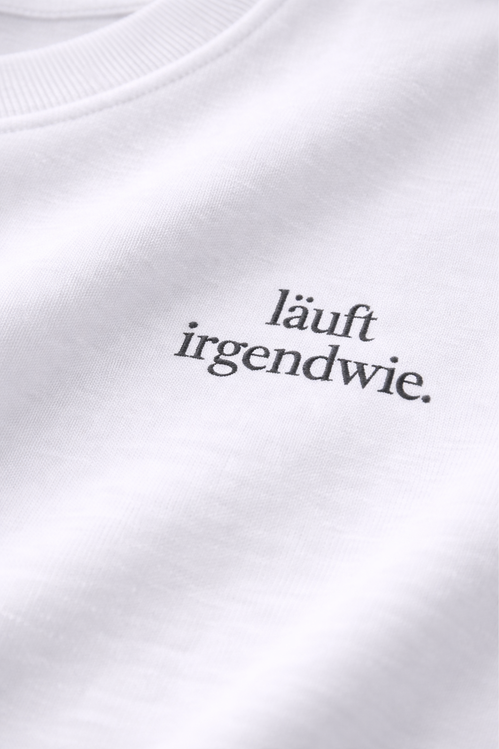 Läuft irgendwie. Ehrliches Mama Statement Shirt