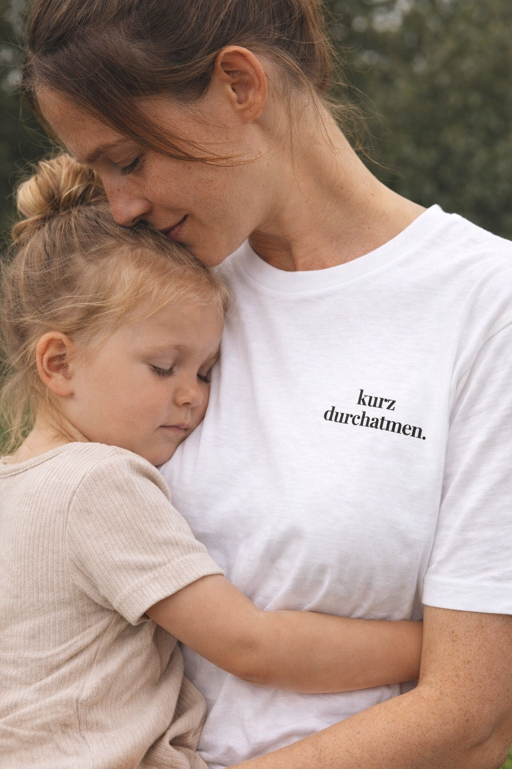kurz durchatmen. Ehrliches Mama Statement Shirt