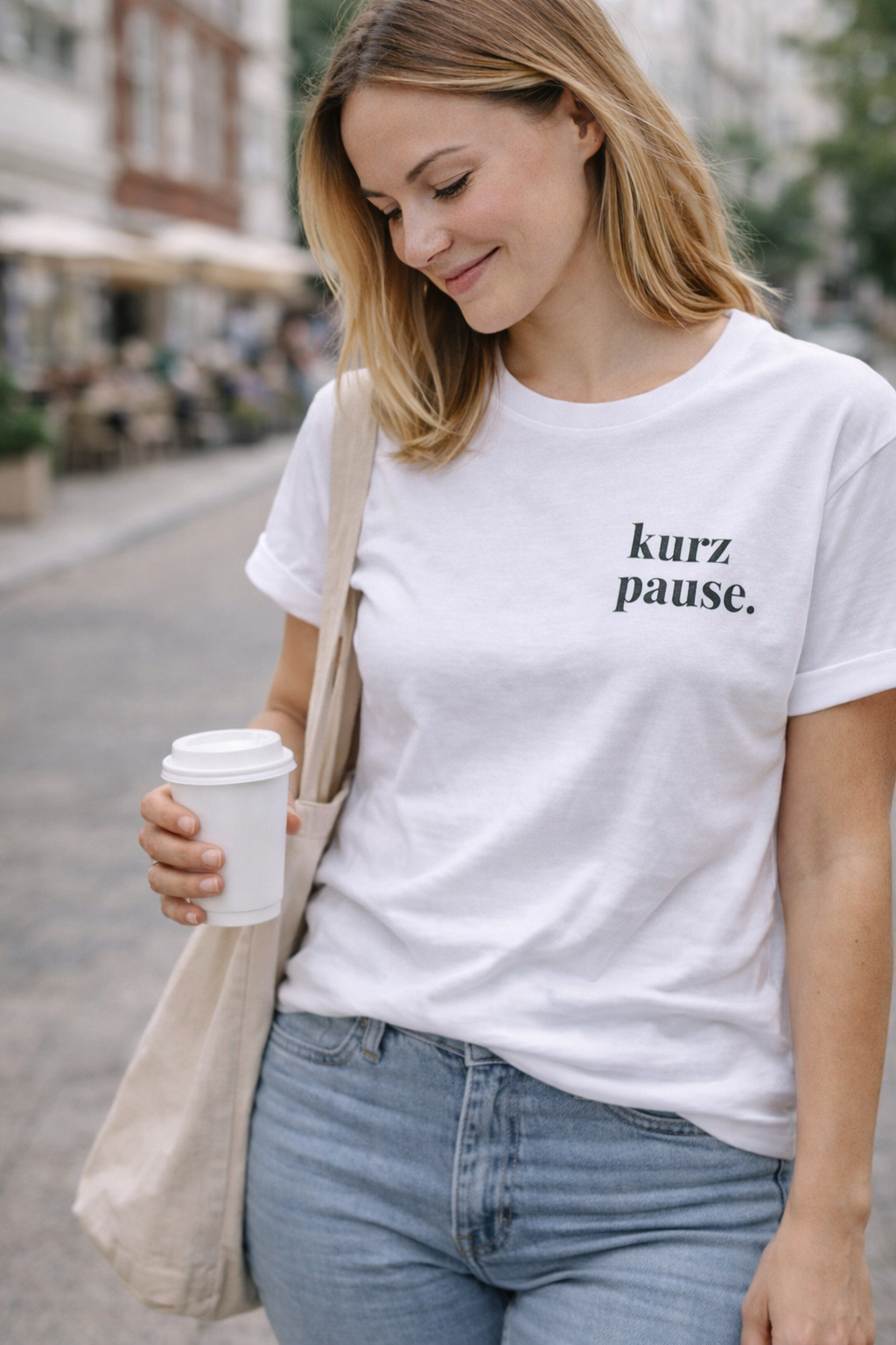 kurz pause. Ehrliches Mama Statement Shirt