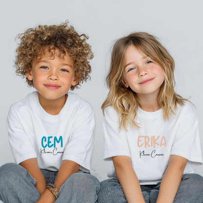 Kleiner Cousin -personalisierbar- Baby T-Shirt