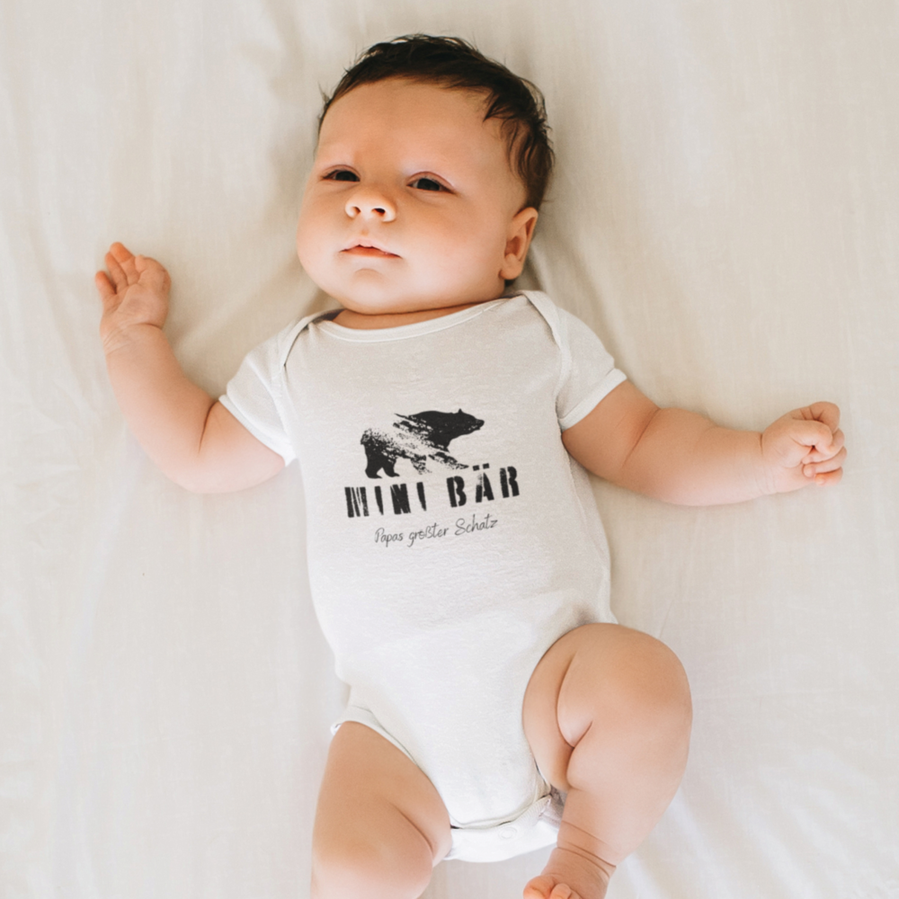 Mini Bär Papas größter Schatz  - Baby Body