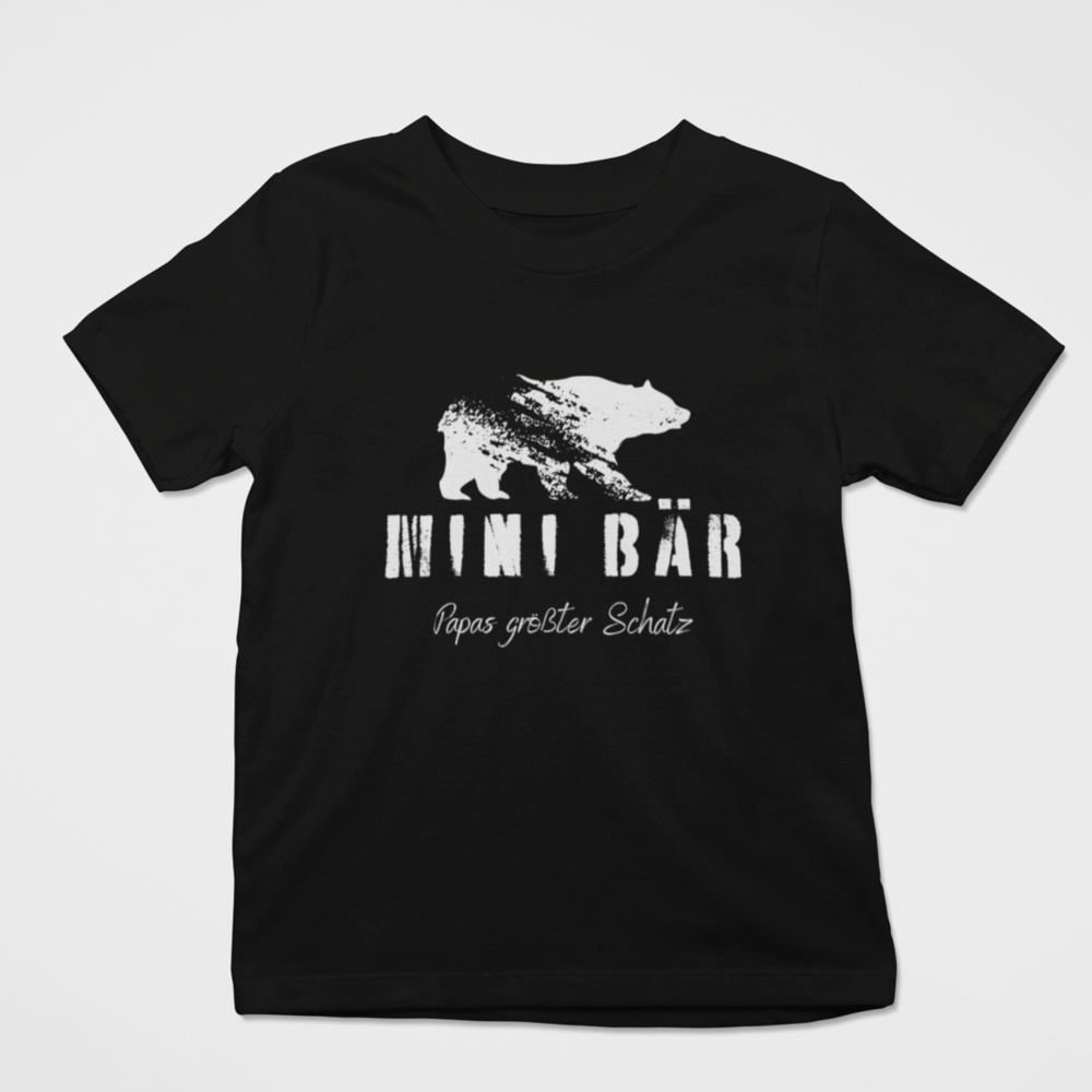 Mini Bär Papas größter Schatz - Baby T-Shirt