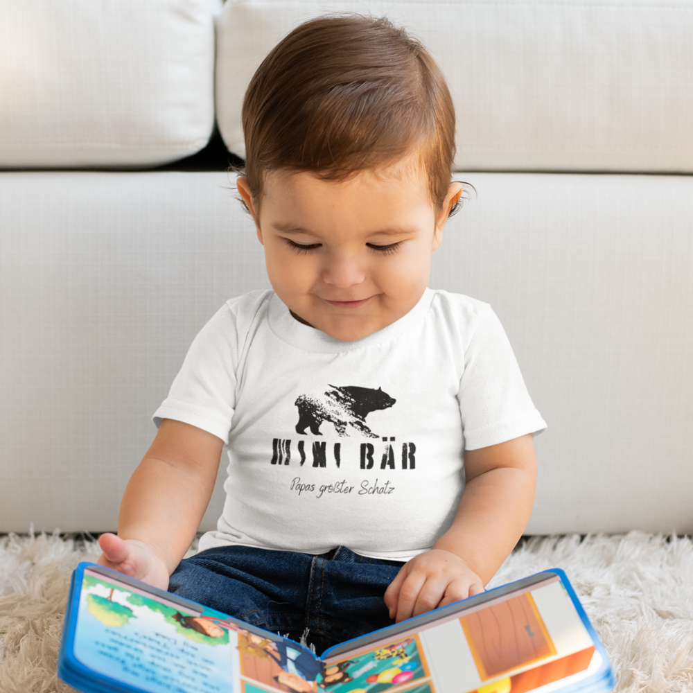 Mini Bär Papas größter Schatz - Baby T-Shirt