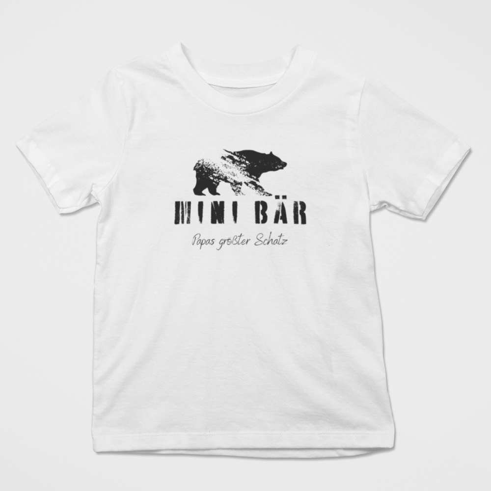 Mini Bär Papas größter Schatz - Baby T-Shirt