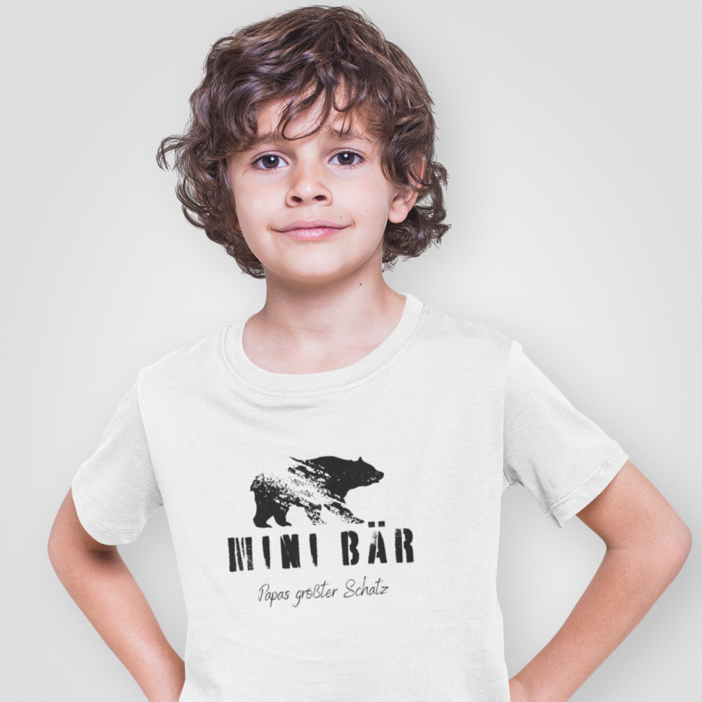 Mini Bär Papas größter Schatz - Kinder T-Shirt