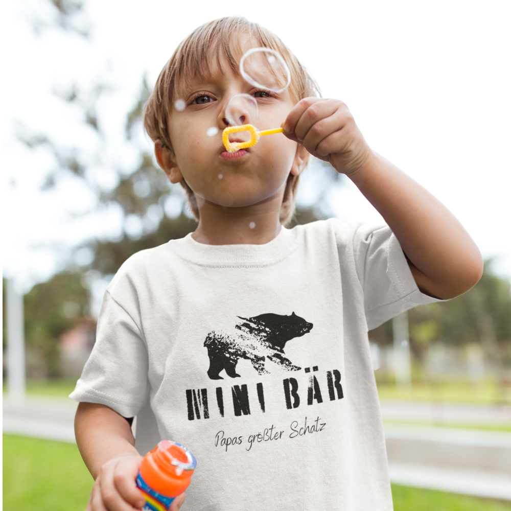 Mini Bär Papas größter Schatz - Kinder T-Shirt