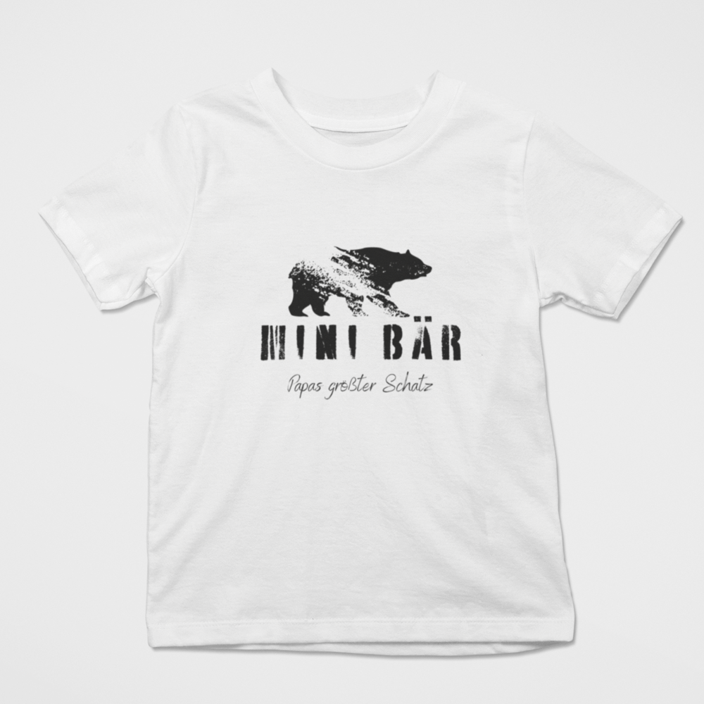 Mini Bär Papas größter Schatz - Kinder T-Shirt