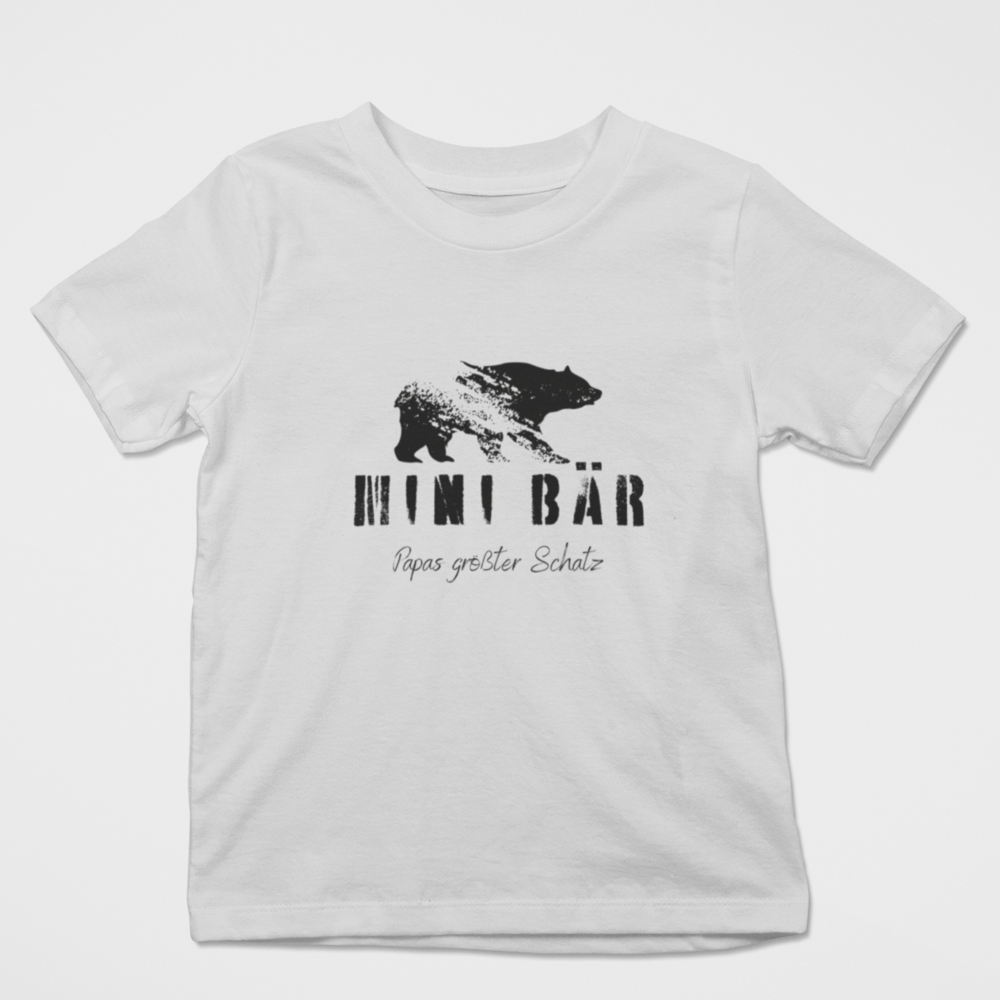 Mini Bär Papas größter Schatz - Kinder T-Shirt