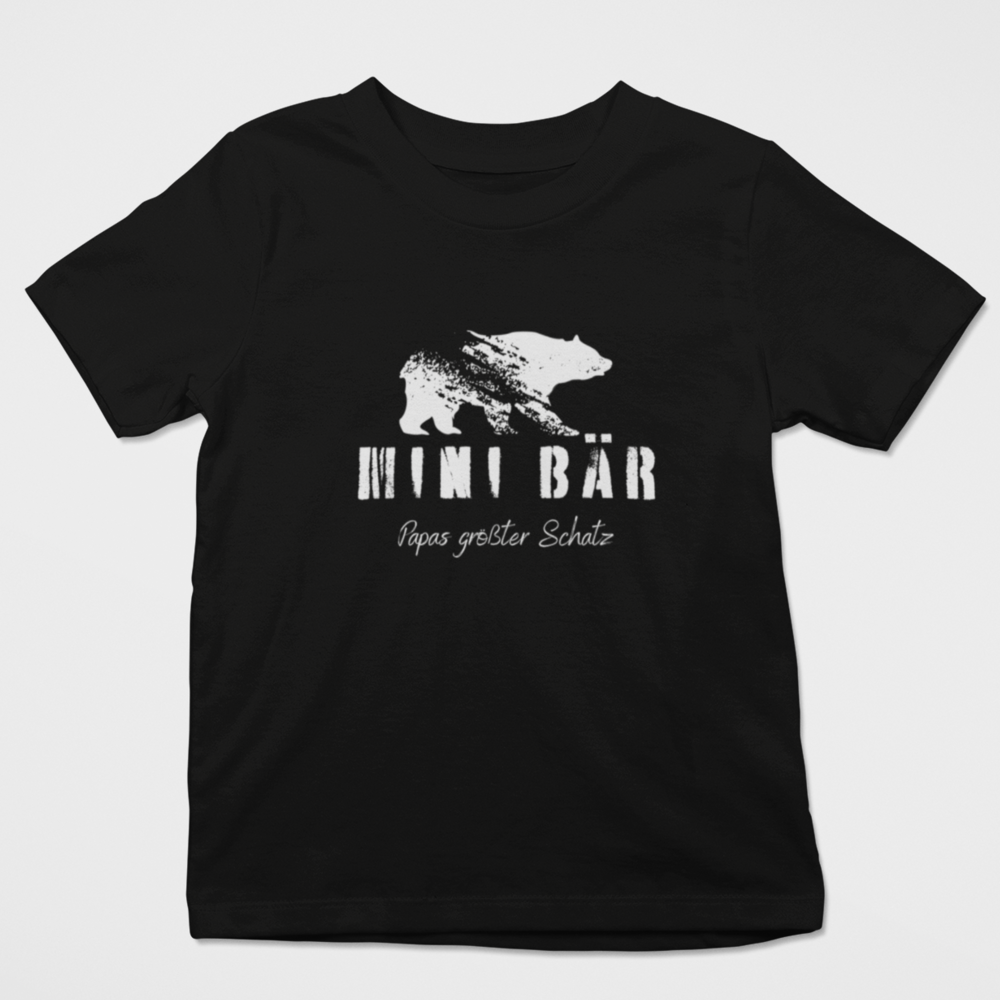 Mini Bär Papas größter Schatz - Kinder T-Shirt