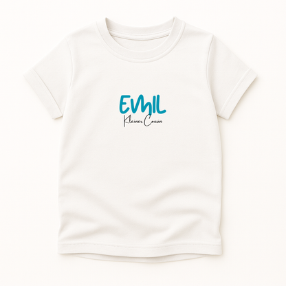 Kleiner Cousin -personalisierbar- Baby T-Shirt