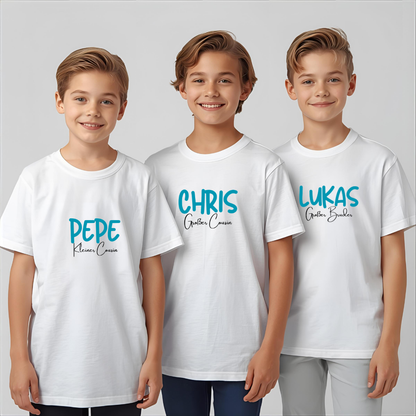 Großer Cousin -personalisierbar- Kinder T-Shirt